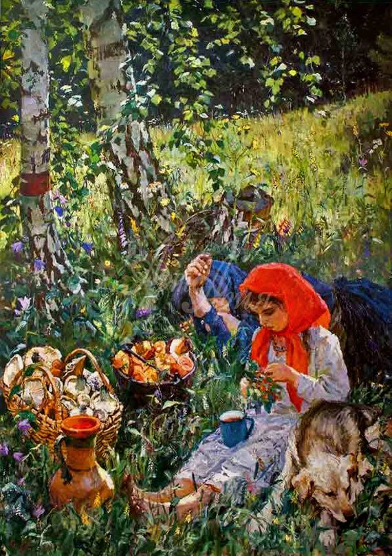 Сочинение по картине Пластова Летом