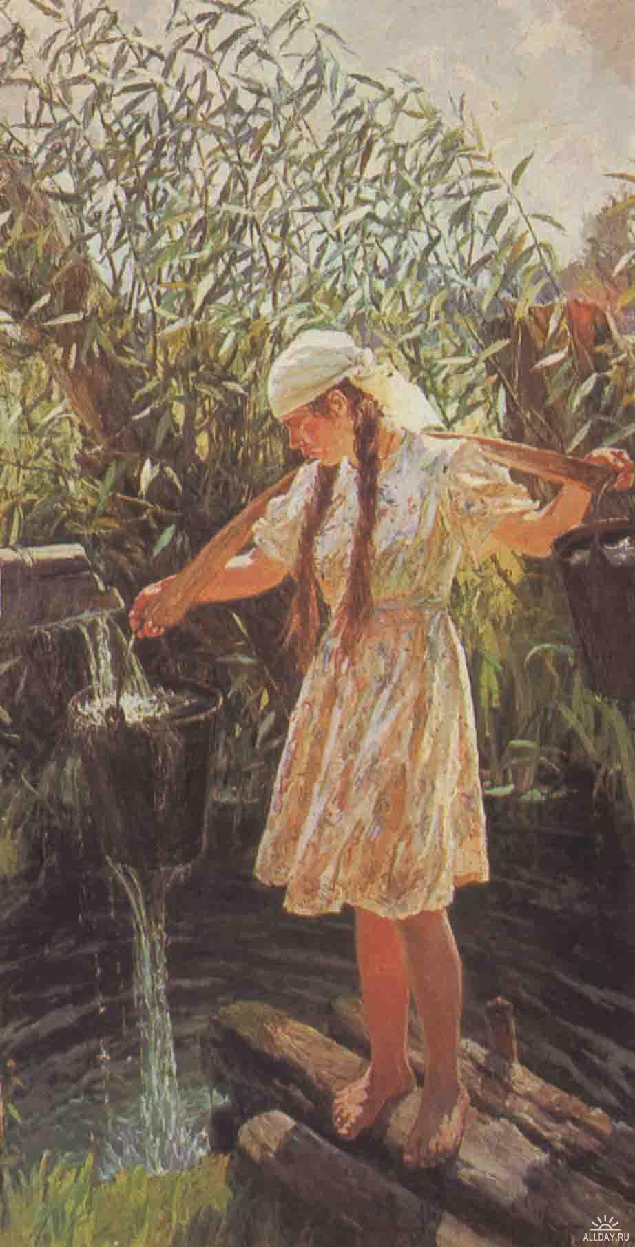 Сочинение по картине Пластова «Родник»