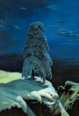 Сочинение по картине Шишкина «На севере диком…»